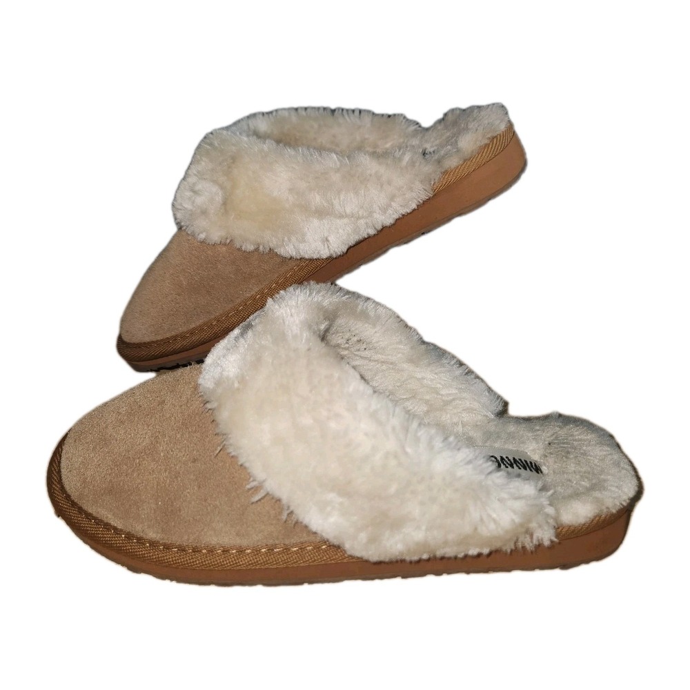 Minnetonka Women's Size 7M Faux Fur Slide Slipper 40811 Comfy Slippers